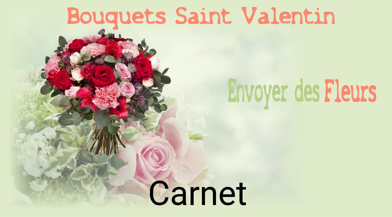 Roses de Saint-Valentin livrées à Carnet